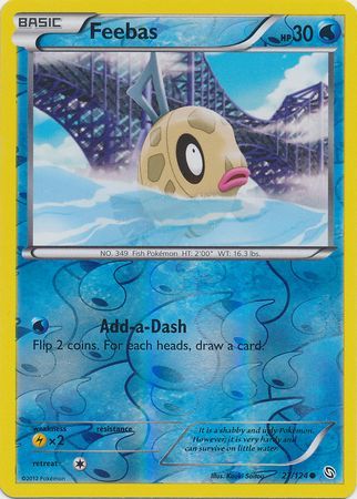 Feebas - 27/124 - Common - Reverse Holo