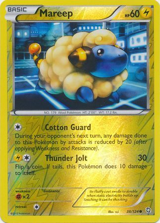 Mareep - 38/124 - Common - Reverse Holo