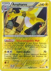 Ampharos - 40/124 - Holo Rare - Reverse Holo