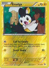 Emolga - 45/124 - Uncommon - Reverse Holo