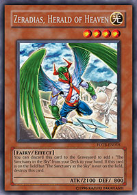 Zeradias, Herald of Heaven - FOTB-EN018 - Rare - 1st Edition