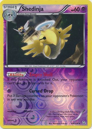 Shedinja - 48/124 - Rare - Reverse Holo