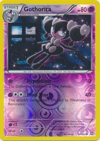 Gothorita - 56/124 - Uncommon - Reverse Holo