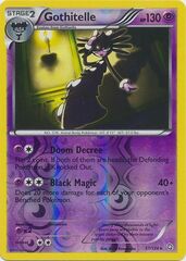 Gothitelle - 57/124 - Rare - Reverse Holo