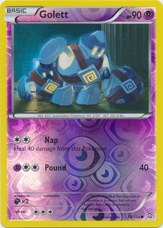 Golett - 58/124 - Common - Reverse Holo