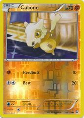 Cubone - 60/124 - Common - Reverse Holo