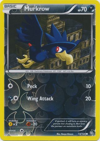 Murkrow - 72/124 - Common - Reverse Holo