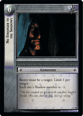 No Stranger to the Shadows - 1U108 - Foil