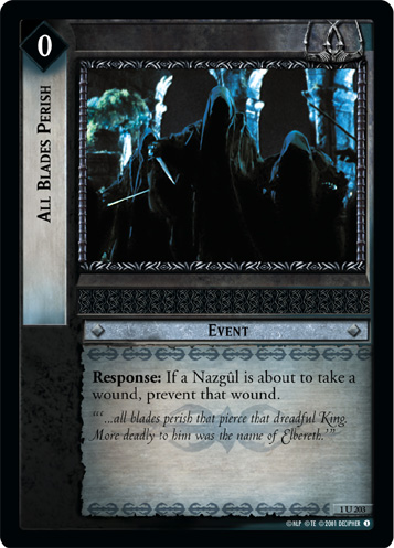 All Blades Perish - Foil