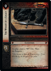 The Weight of a Legacy - 1R282 - Foil