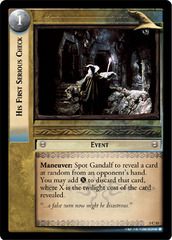 His First Serious Check - Foil
