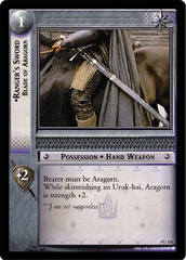 Ranger's Sword, Blade of Aragorn - 4U132 - Foil