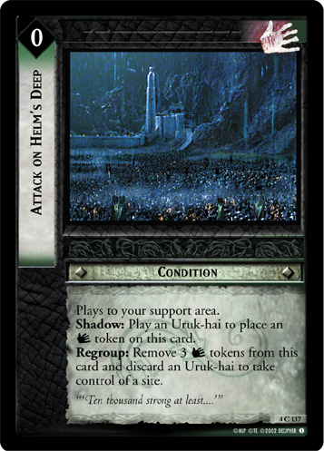 Attack on Helms Deep - Foil