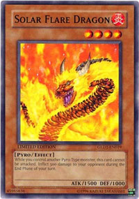 Solar Flare Dragon - GLD1-EN019 - Commun - edition Limitee // Gold Series 1