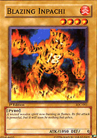 Blazing Inpachi - IOC-061 - Common - 1st Edition