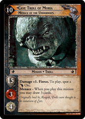 Cave Troll of Moria, Menace of the Underdeeps - 0D8 - Promo