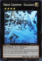 Heroic Champion - Excalibur - REDU-EN041 - Ghost Rare - 1st Edition