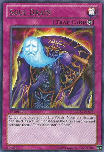Soul Drain - REDU-EN078 - Rare - 1st Edition