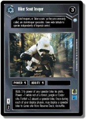 Biker Scout Trooper - VRF - Very Rare Foil