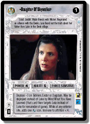Daughter Of Skywalker - Foil