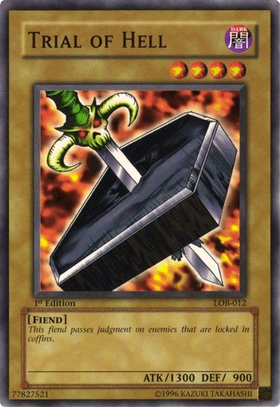Trial of Hell - LOB-012 - Common - 1st Edition Trial of Hell - LOB-012 - Common - 1st Edition