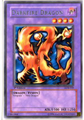 Darkfire Dragon - LOB-019 - Rare - 1st Edition