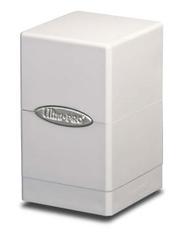 UPR84172: Deckbox: Satin Tower 100+ Solid- White, Arctic