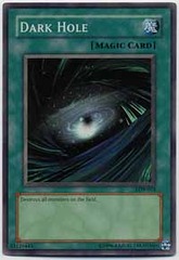 Dark Hole - LOB-052 - Super Rare - 1st Edition (Magic Card)