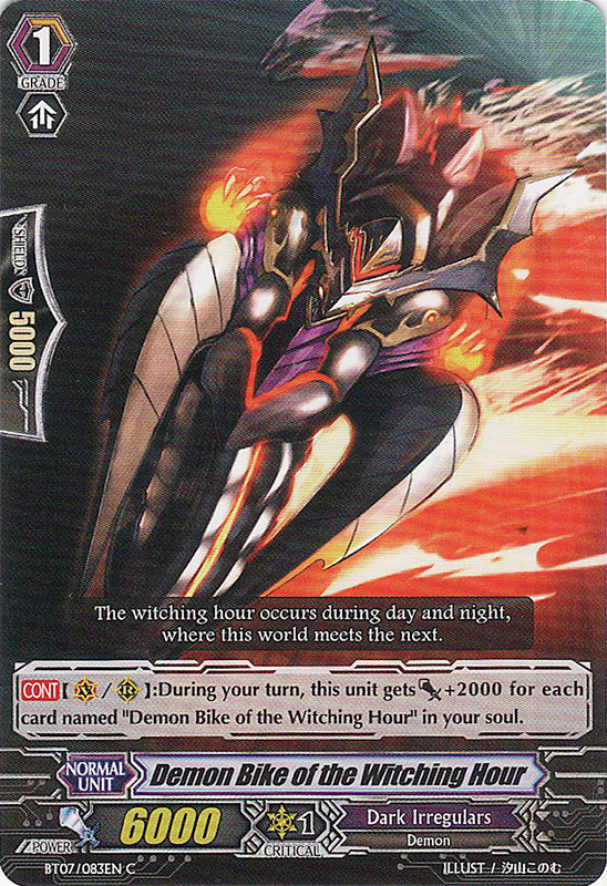 Demon Bike of the Witching Hour - BT07/083EN - C Demon Bike of the Witching Hour - BT07/083EN - C