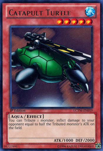 Catapult Turtle - LCYW-EN019 - Rare - 1st Edition