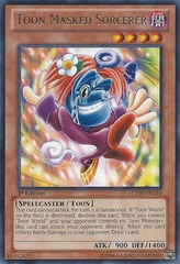 Toon Masked Sorcerer - LCYW-EN110 - Rare - 1st Edition