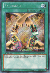 Exchange - LCYW-EN125 - Secret Rare - 1st Edition