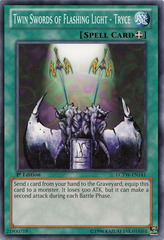 Twin Swords of Flashing Light - Tryce - LCYW-EN141 - Common - 1st Edition