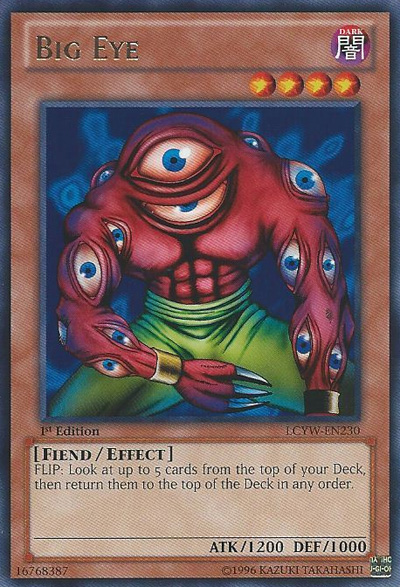 Big Eye - LCYW-EN230 - Rare - 1st Edition