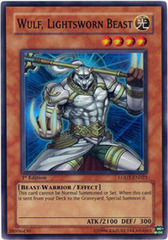 Wulf, Lightsworn Beast - LODT-EN023 - Super Rare - 1st Edition