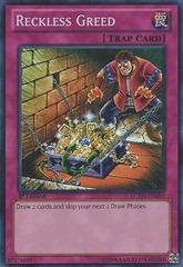 Reckless Greed - LCYW-EN285 - Super Rare - 1st Edition