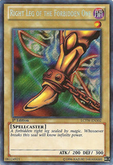 Right Leg of the Forbidden One - LCYW-EN302 - Secret Rare - 1st Edition