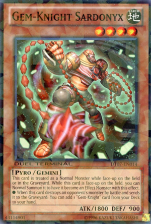 Gem-Knight Sardonyx - DT07-EN014 - Common - Duel Terminal