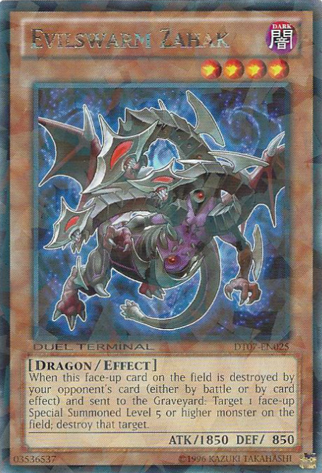 Evilswarm Zahak - DT07-EN025 - Rare - Duel Terminal