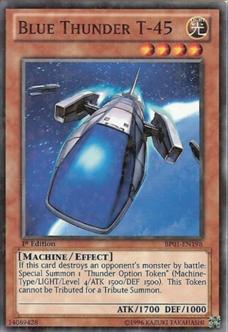 Blue Thunder T-45 - BP01-EN198 - Starfoil Rare - Unlimited Edition