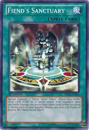 Fiends Sanctuary - BP01-EN076 - Common - Unlimited Edition