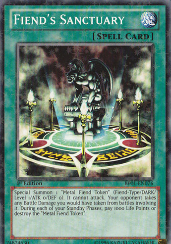 Fiends Sanctuary - BP01-EN076 - Starfoil Rare - Unlimited Edition