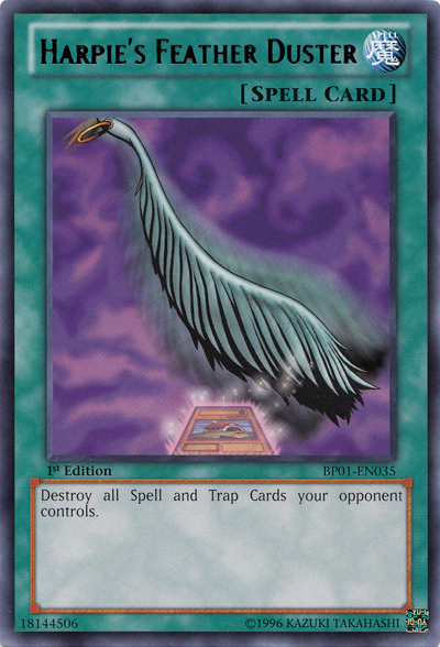 Harpies Feather Duster - BP01-EN035 - Rare - Unlimited Edition