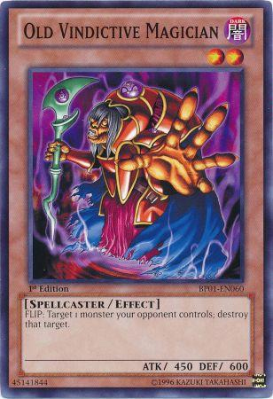Old Vindictive Magician - BP01-EN060 - Common - Unlimited Edition