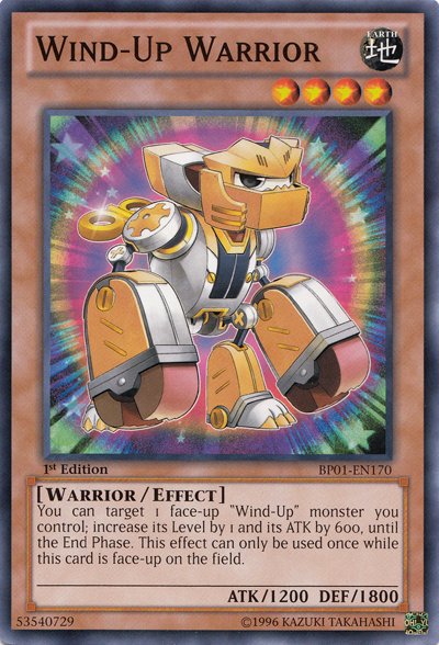 Wind-Up Warrior - BP01-EN170 - Common - Unlimited Edition