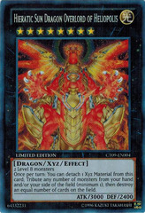 Hieratic Sun Dragon Overlord of Heliopolis - CT09-EN004 - Secret Rare - Limited Edition