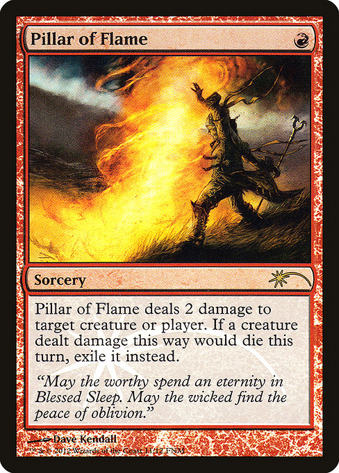 Pillar of Flame - Foil FNM 2012