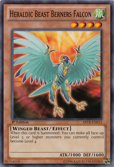Heraldic Beast Berners Falcon - ABYR-EN013 - Common - 1st Edition