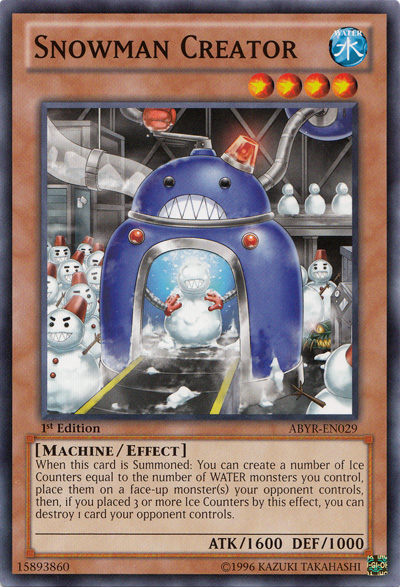 Snowman Creator - ABYR-EN029 - Common - 1st Edition