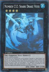 Number C32: Shark Drake Veiss - ABYR-EN039 - Ghost Rare - 1st Edition